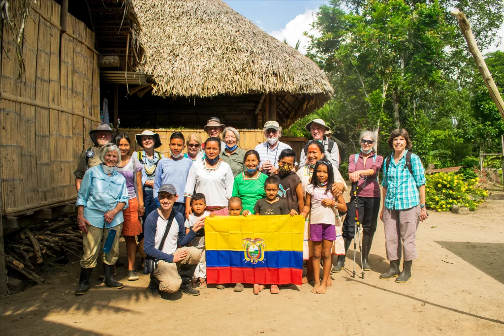camiping rainforest amazon