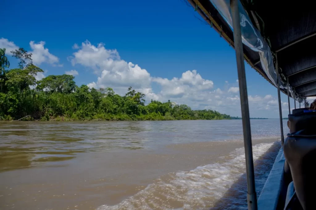 fiume Napo in Ecuador